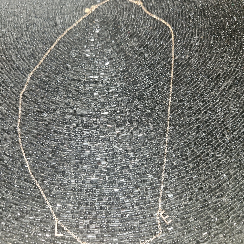 14k Rose Gold and Diamond 18" necklace